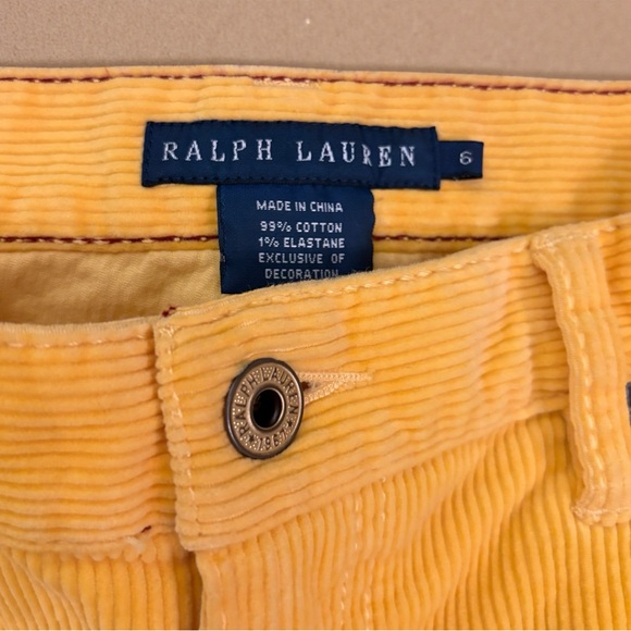 Ralph Lauren Blue Label Thompson 650 Jeans Stretch Corduroy Women's Sz 6 Pony - Picture 4 of 16
